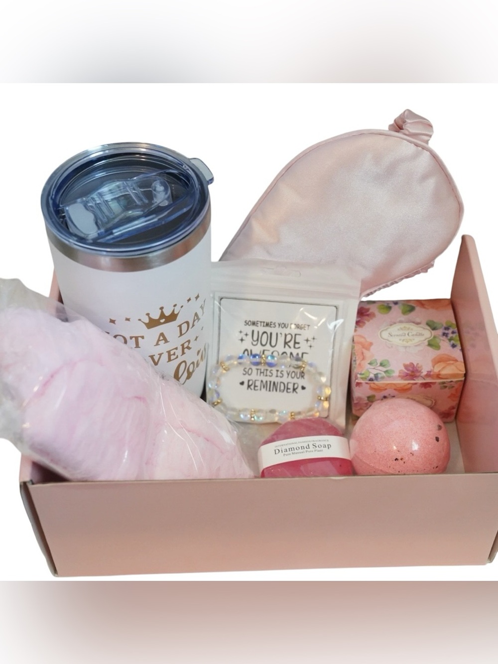 NIB 7-Piece Self-Care Gift Set - Pink Relaxation Collection